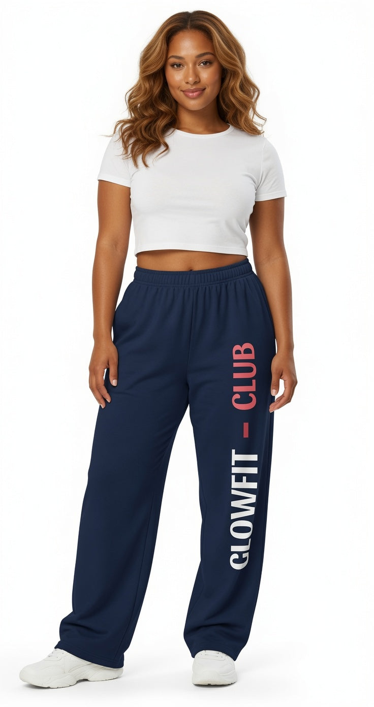 Pantalon large GLOWFIT-CLUB DEEP BLUE 2XL - 6XL