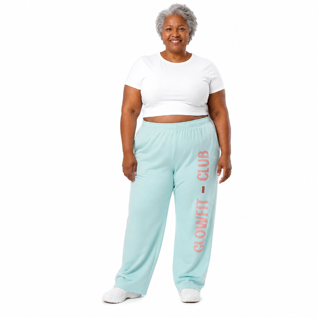 Pantalon large GLOWFIT-CLUB AQUA 2XL - 6XL
