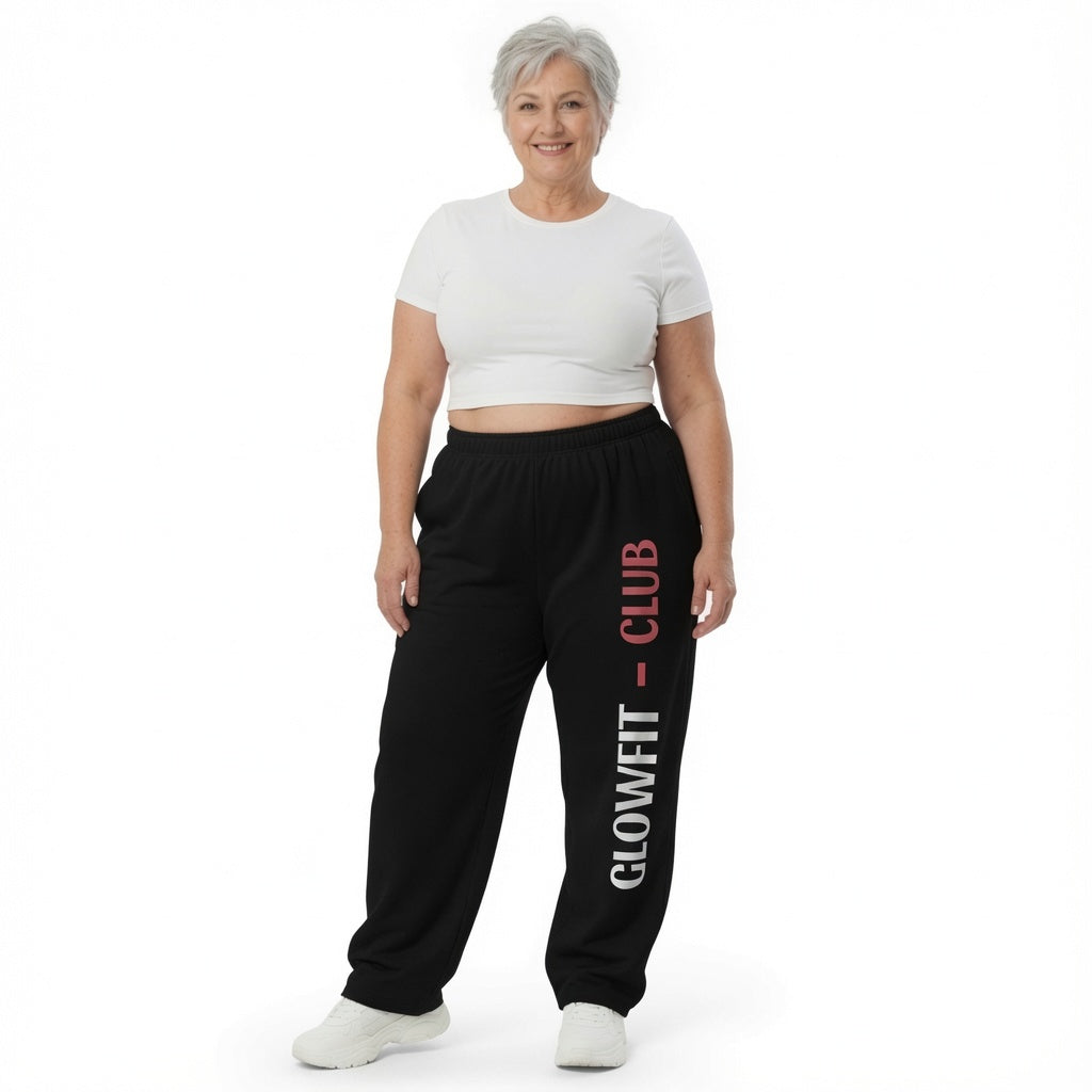 Pantalon large GLOWFIT-CLUB BLACK 2XL - 6XL