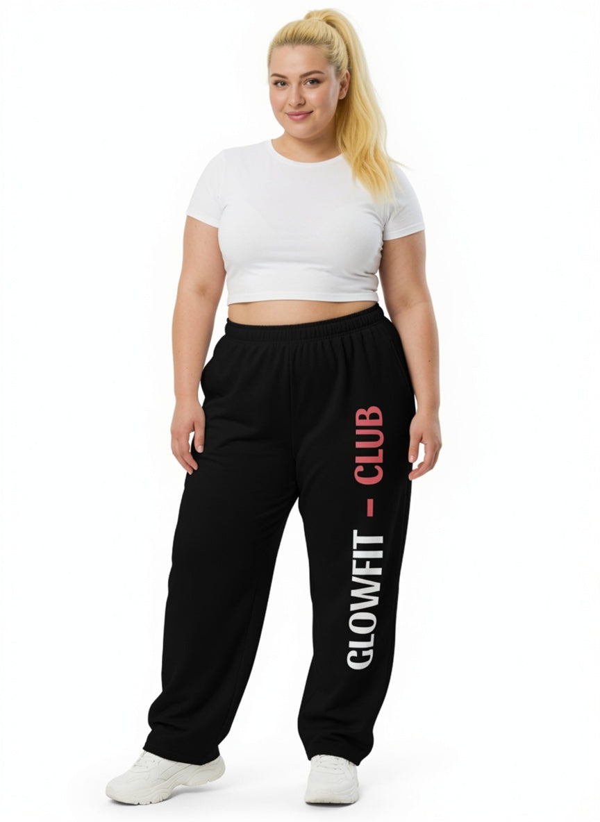 Pantalon large GLOWFIT-CLUB BLACK 2XL - 6XL