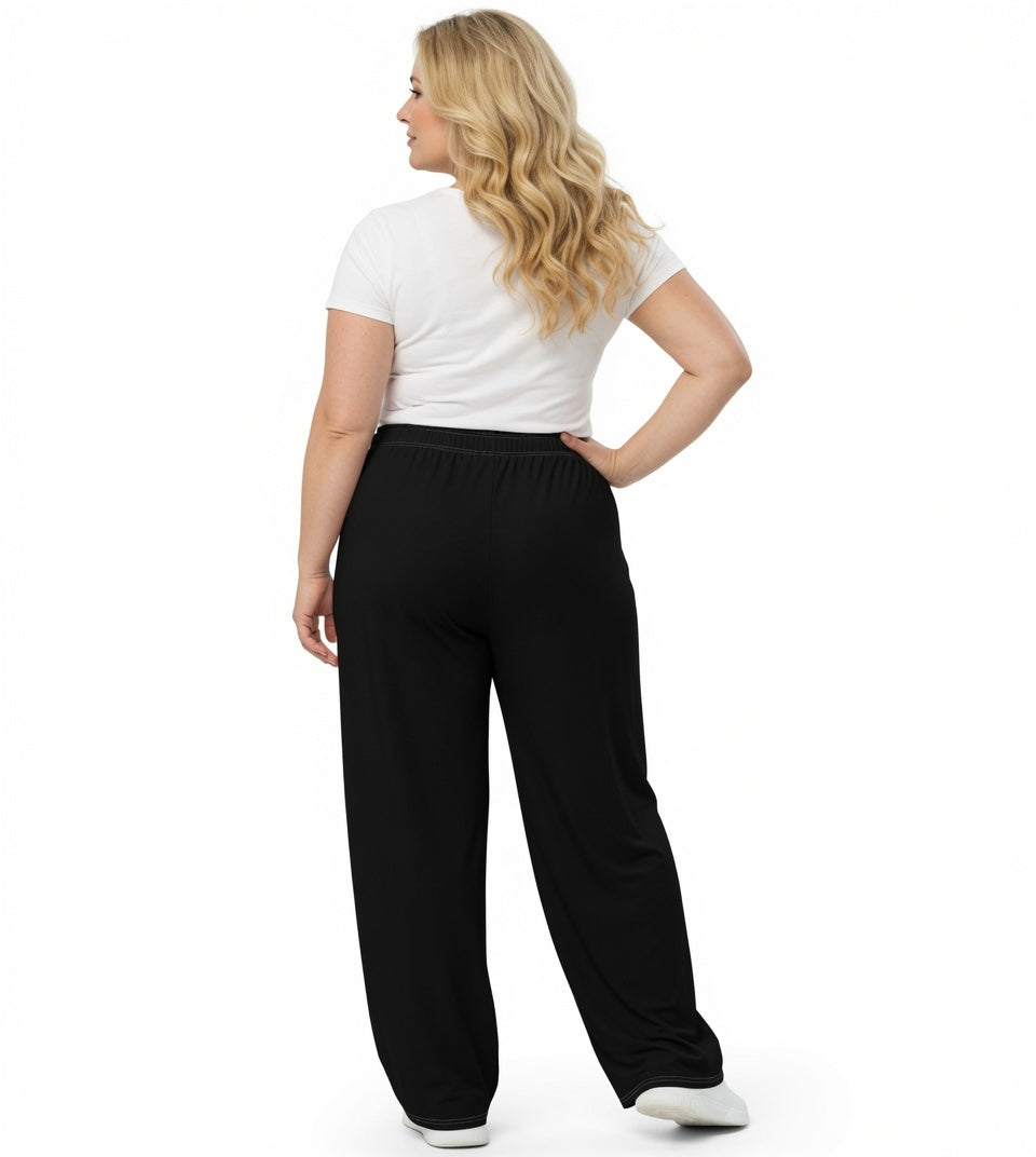 Pantalon large GLOWFIT-CLUB BLACK 2XL - 6XL