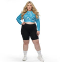 Top court manches longues SUNNY BLUE 2XL-6XL
