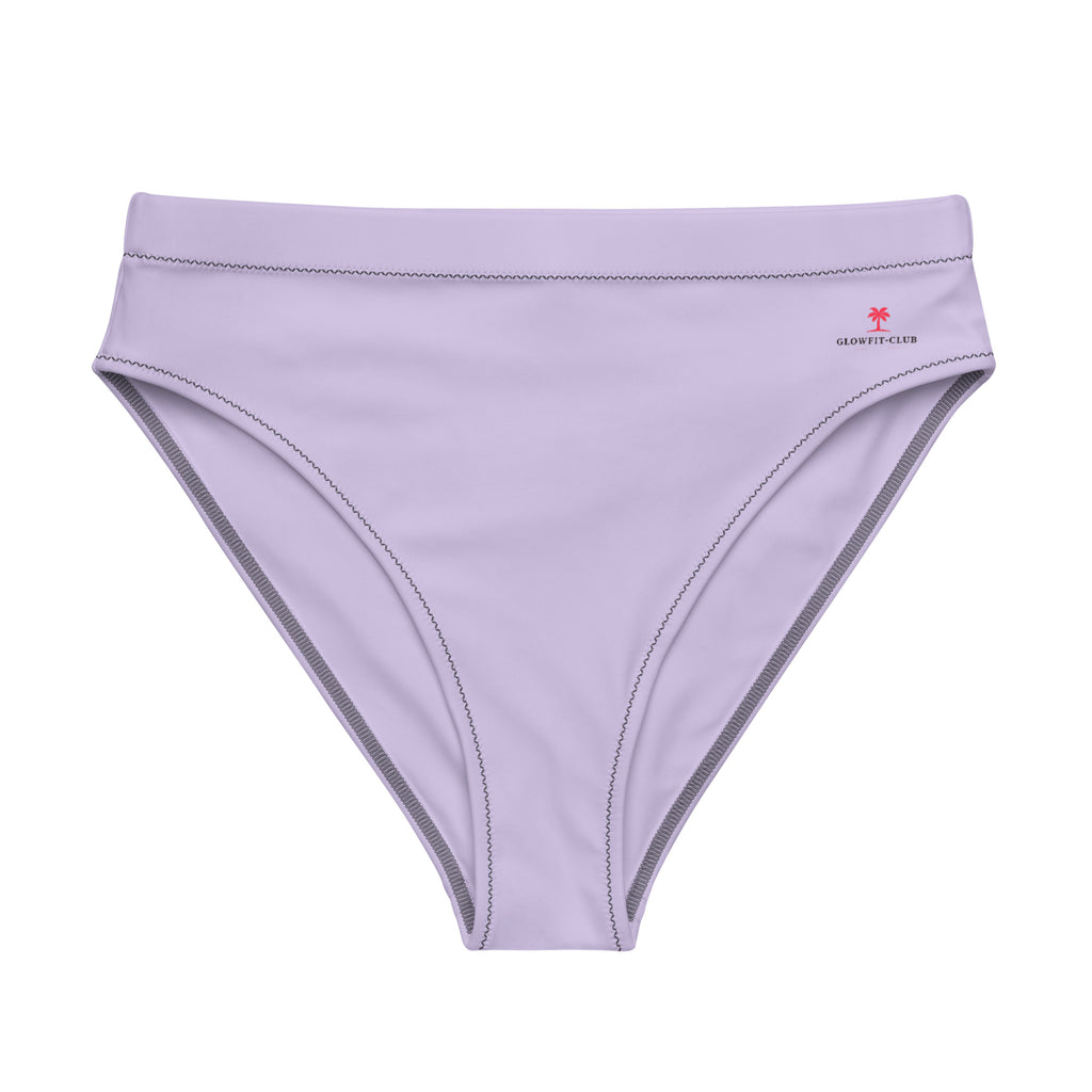 Bas de bikini lilas PORTOFINO, couture contrastée, échancrure classique.