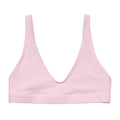 Haut de bikini PORTOFINO rose clair, encolure plongeante, bretelles larges