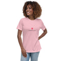 T-shirt rose à motif logo «GLOWFIT-CLUB» sur la poitrine